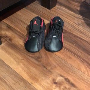 Red and black Jordan  13 NO BOx
